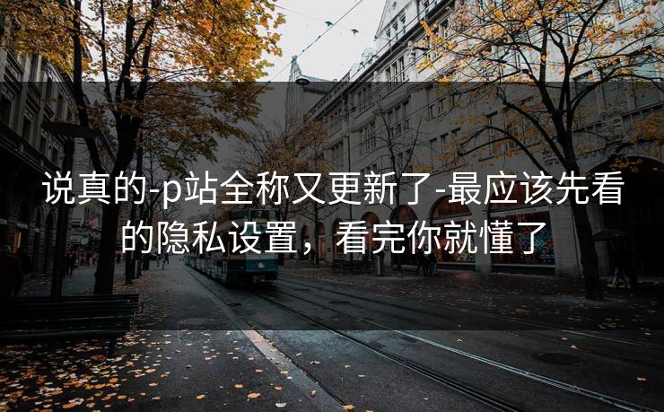 说真的-p站全称又更新了-最应该先看的隐私设置,看完你就懂了 说真的-p站全称又更新了-最应该先看的隐私设置,看完你就懂了